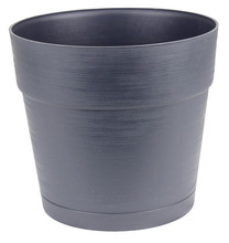 Plastkrukke sort Ø20 cm